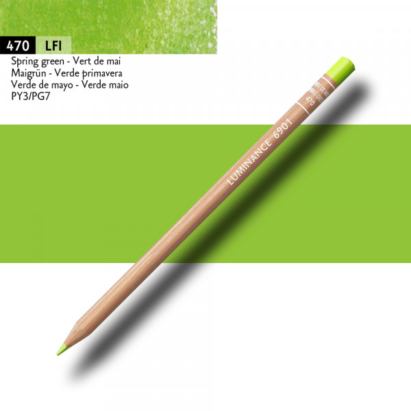 Crayon de couleur - Vert de Mai - Caran d'Ache - Luminance 6901