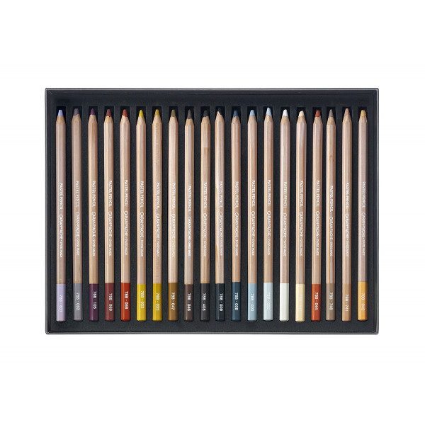 40 crayons de couleur - Pastels secs extra fins - Caran d'Ache - Pastel Pencil