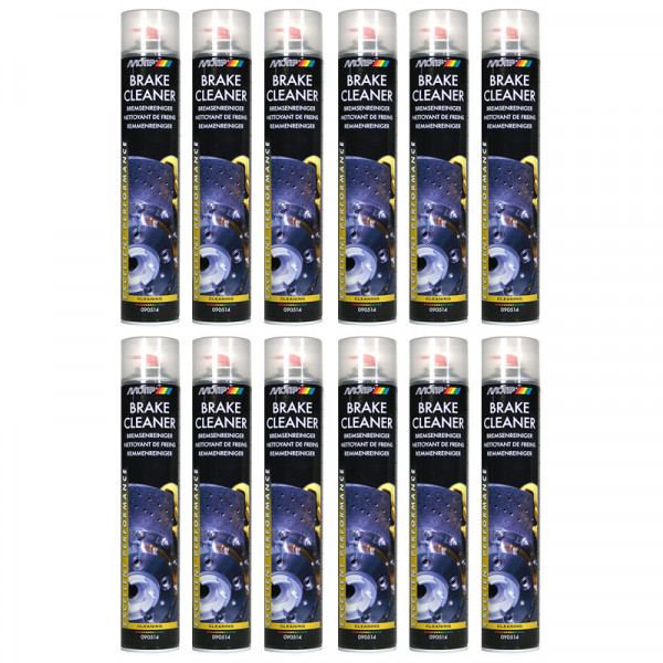 photo-12 bombes de produit nettoyant pour freins - Auto - Moto - 750 ml - Motip