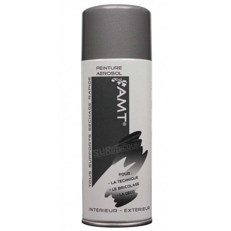 photo - Bombe de peinture - Gris métallisé - AMT - 330ml