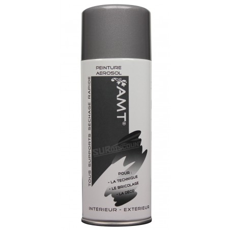 photo - Bombe de peinture - Gris métallisé - AMT - 330ml