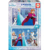 photo-Puzzle - La Reine des Neiges - Disney - 2 puzzles de 48 pièces - Dès 5 ans