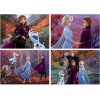 4 puzzles - Disney - La Reine des Neiges - 50 80 100 et 150 pièces