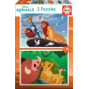 photo-Puzzle - Le Roi Lion - Disney - 2 modèles de 48 pièces - Enfant dès 5 ans