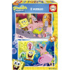 photo-Puzzle -Bob l'éponge - 2 modèles de 48 pièces - Enfant dès 5 ans