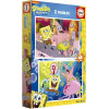 Puzzle - Bob l'éponge - 2 modèles de 48 pièces - Enfant dès 5 ans