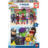 photo-Puzzle - Spiderman - Spidey et ses ais - 2 modèles de 20 pièces - Enfant dès 4 ans
