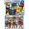 Puzzle - Spiderman - Spidey et ses ais - 2 modèles de 20 pièces - Enfant dès 4 ans