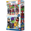 Puzzle - Spiderman - Spidey et ses ais - 2 modèles de 20 pièces - Enfant dès 4 ans