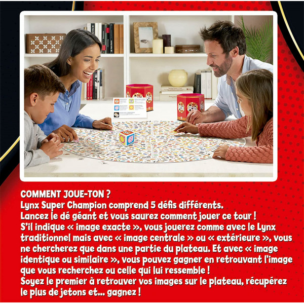 Jeu de société - Le Lynx super champion - Pour toute la famille - Dès 6 ans