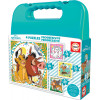 photo-Mallette de 4 puzzles - Disney - Le roi lion - Bambi - Livre de la jungle - Dès 4 ans