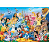 Puzzle - Les héros de Disney - 100 pièces imitation bois - 36 x 26 cm