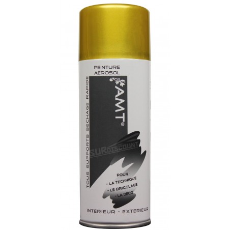 photo - Bombe de peinture - Jaune gold - AMT - 330ml