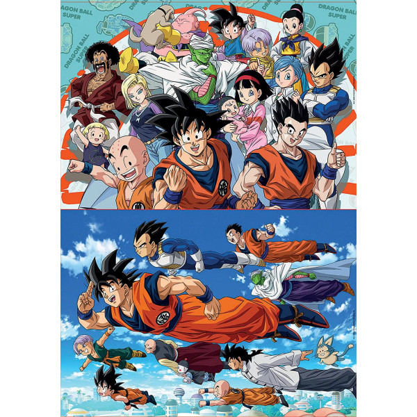 Puzzle - Dragon Ball Z - 2 modèles de 100 pièces - Enfant dès 6 ans