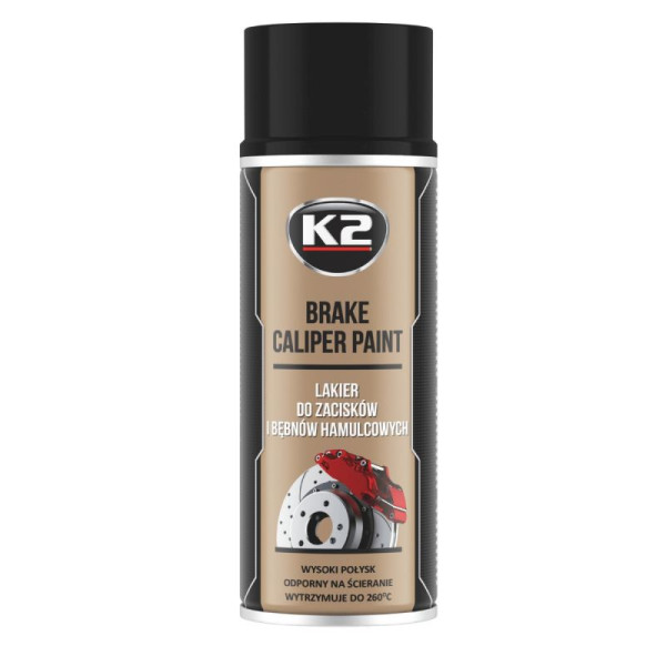 photo-Peinture pour étiers de frein - Noir - Haute température - 400ml - K2