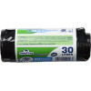 photo-Sacs poubelle - 30 litres - Avec liens de fermeture - Sachet de 10 sacs