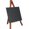 photo-Mini chevalet en bois - Ardoise noire - 24x15cm - Menu - Décoration de table