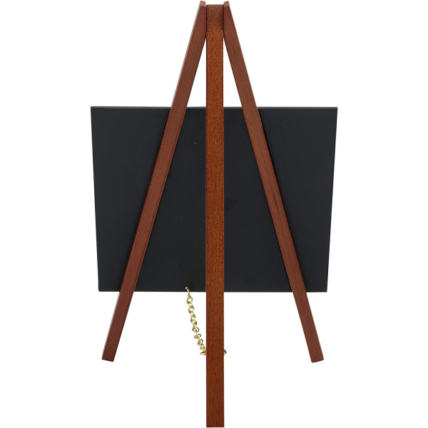 Mini chevalet en bois - Ardoise noire - 24x15cm - Menu - Décoration de table