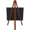 Mini chevalet en bois - Ardoise noire - 24x15cm - Menu - Décoration de table
