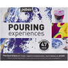 Pébéo - Pouring experiences - Peinture acrylique - Kit complet - 47 pièces