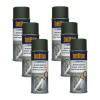 photo-Lot de 6 bombes de peinture - Antirouille - Gris anthracite - 3 en 1 - Apprêt - Peinture - Finition - Belton
