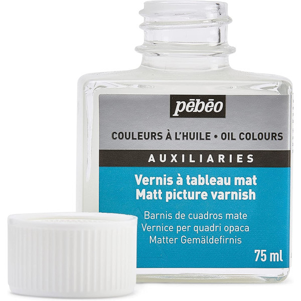 Vernis pour peinture à l'huile - Mat - Pébéo - Flacon de 75 ml