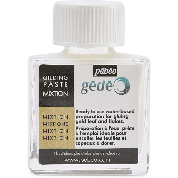 photo-Mixtion à dorer - Produit pour coller des feuilles d'or - Dorure - Pébéo - Gédéo