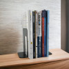 photo-Serre-livres en métal - Noir - Réglable - Bureau - Bibliothèque