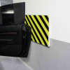photo-Mousse de protection pour parking - Anti choc pour portière - Jaune/Noir - 1000x300x20mm