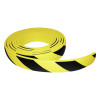 photo-Mousse de protection plate - Jaune/Noir - Bande adhésive - 5000x60x10mm