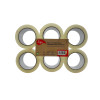 photo-6 rouleaux rubans adhésifs - Transparent - 66mx 48mm - 45 microns