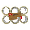 photo-6 rouleaux rubans adhésifs - Transparent - 100mx 48mm - 45 microns