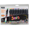 Feutres - Marqueurs - Peinture acrylique - Tous supports - 12 couleurs - Pébéo - Skrib