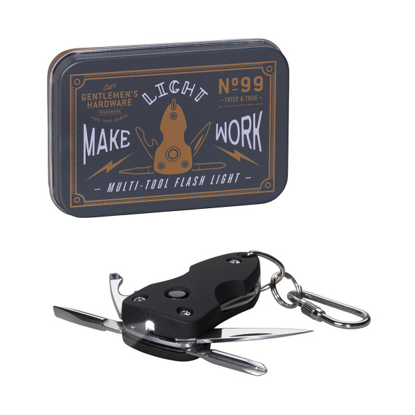 photo-Outils de poche - Couteau - Tournevis - Lampe LED - Ouvre-bouteille