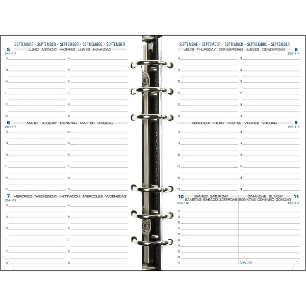 photo-Recharge pour agenda - Exatime 17 - 2026/2027 - 18240E - Septembre à décembre