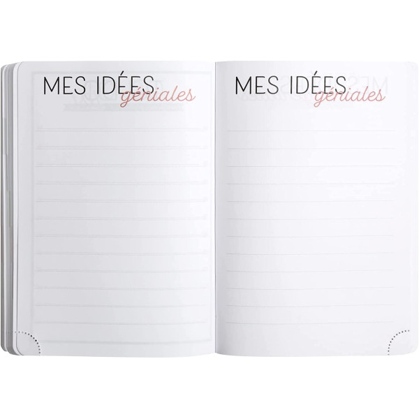 Agenda scolaire - Brillant - 2026/2027 - Avec pochette pour téléphone - Forum