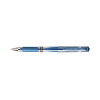 photo-Stylo roller Uni-Ball Signo Broad Bleu métallisé