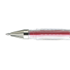 Stylo encre gel rouge métallique pointe moyenne 0,7mm UniBall Signo
