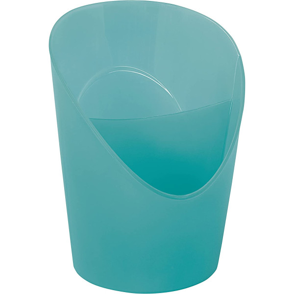 photo-Pot à crayons - Bleu - 2 compartiments - Plastique - 12,5x9cm - Esselte