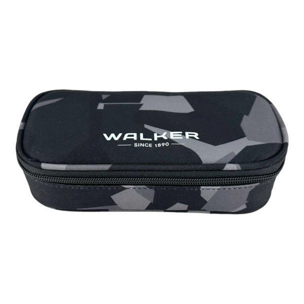photo-Trousse - Avec compartiments - Gris - Motif treillis camouflage - Walker