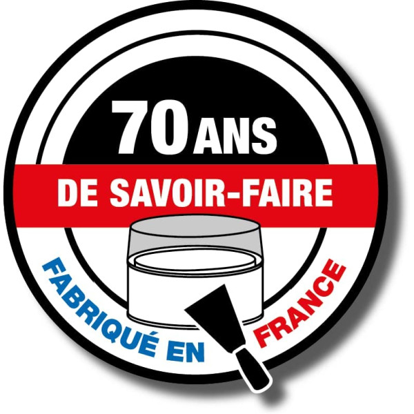 Tube de pâte à bois - Pour reboucher trous fentes fissures - Teinte bois foncé - Sans odeur - 250G