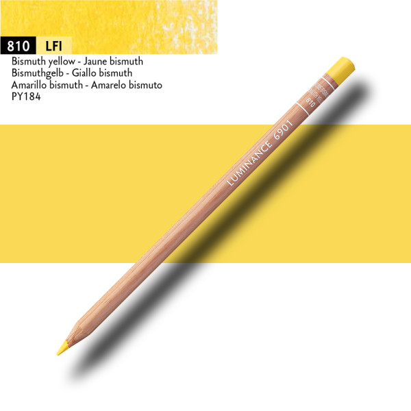 Crayon de couleur - Jaune Bismuth - Caran d'Ache - Luminance 6901