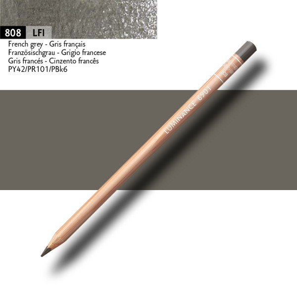 Crayon de couleur - Gris français - Caran d'Ache - Luminance 6901
