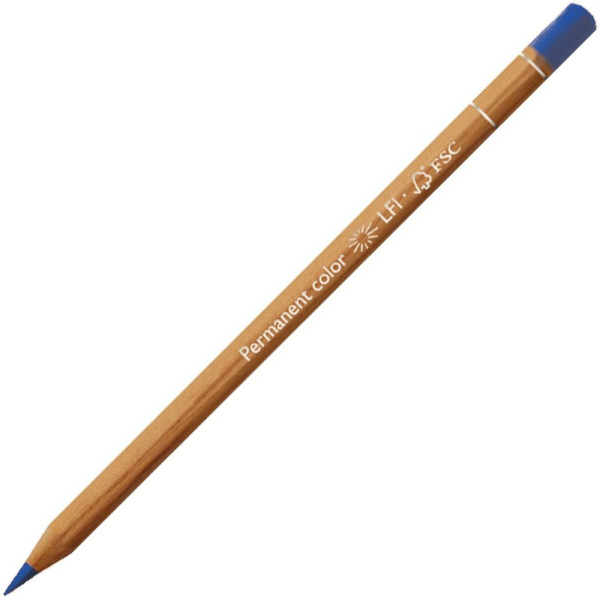 photo-Crayon de couleur - Bleu de Cobalt moyen - Caran d'Ache - Luminance 6901