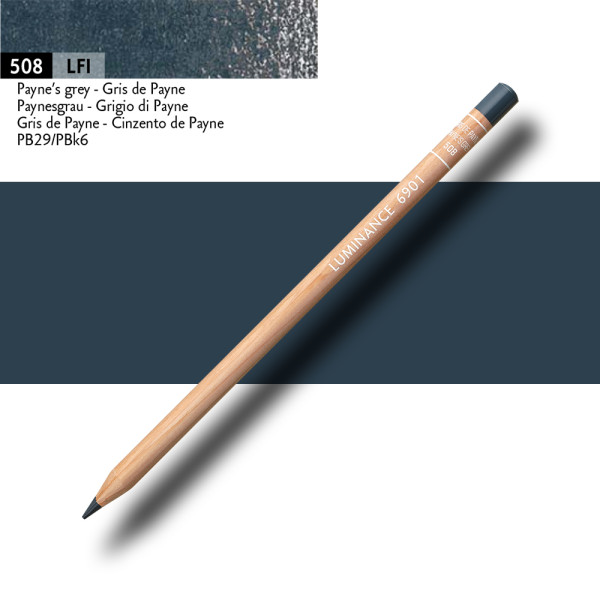 Crayon de couleur - Gris de Payne - Caran d'Ache - Luminance 6901