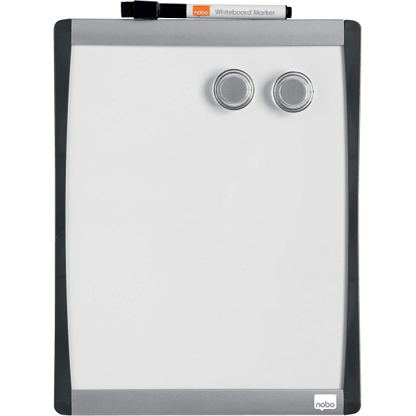 Desq frotteur magnétique pour tableaux blancs + recharge, gris