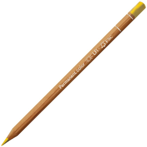 photo-Crayon de couleur - Jaune bismuth doré - Caran d'Ache - Luminance 6901