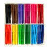 Feutres de coloriage - Boîte de 144 feutres - 12 x 12 couleurs - Pointe large - Ulmann