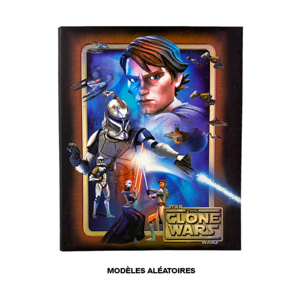 PHOTO-Classeur - Star Wars - Clone Wars - 4 Anneaux - Pour format A4