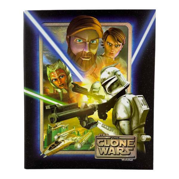 Classeur - Star Wars - Clone Wars - 4 Anneaux - Pour format A4